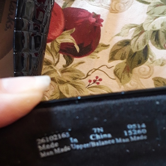 Clark's black Gael Angora faux croc loafers sz 7N - Picture 5 of 5